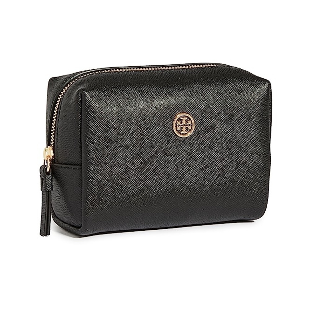 Tory Burch Small Saffiano Leather Makeup Bag